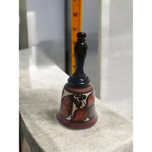 Rare Collectable Hawaiian Ceramic Bell - "On Tapa That" - Signed J. Choo